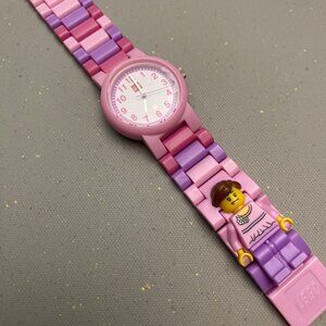 Lego Friends Pink & Purple Analog Watch With Mini-Figure